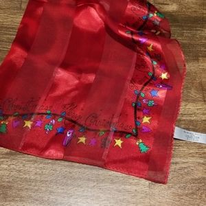 Elaine Gold Christmas Scarf